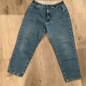 Vintage Lee elastic waist jeans